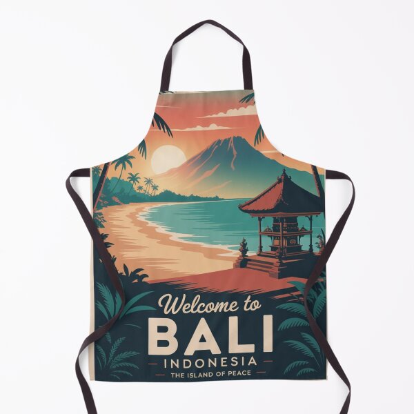 Item preview, Welcome to Bali Indonesia - Vintage Travel Poster  designed and sold by Timeless Design.