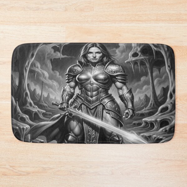 Item preview,  Epic Warrior in Ornate Armor with Glowing Sword Power designed and sold by FotoworldEdel.