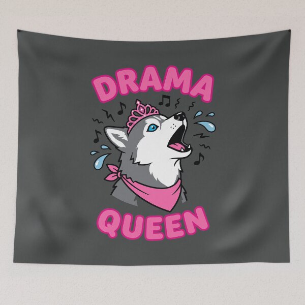 Item preview, Drama Queen - Howling Husky designed and sold by DigitalGlade.