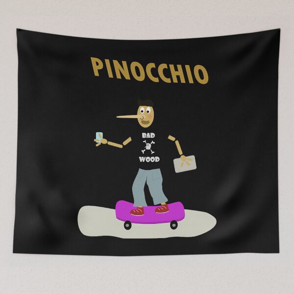 Item preview, Pinocchio Teenager With Skateboard designed and sold by Thanakan-Design.