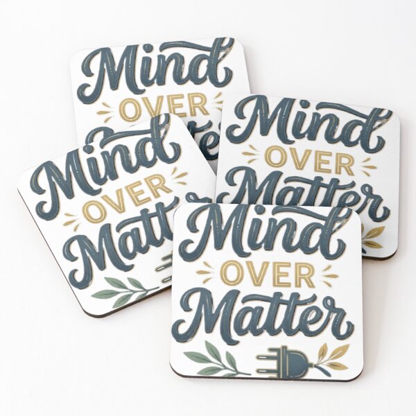 Item preview, Mind Over Matter – Motivational Typography designed and sold by Barkashow.