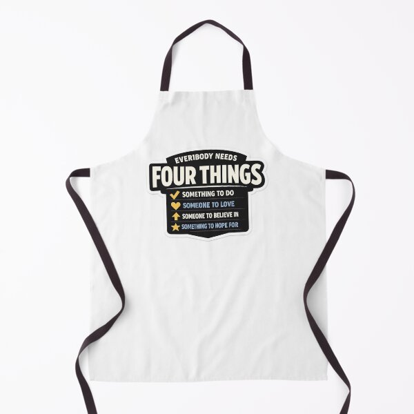 Item preview, Four Things Everyone Needs Motivational Graphic designed and sold by BoldApparel.