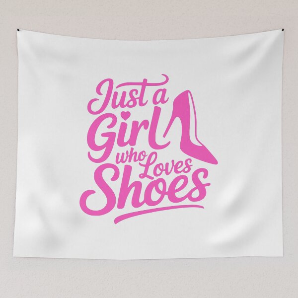Item preview, Just A Girl Who Loves Shoes! Funny Shoe Lover Gift designed and sold by PMCreative.