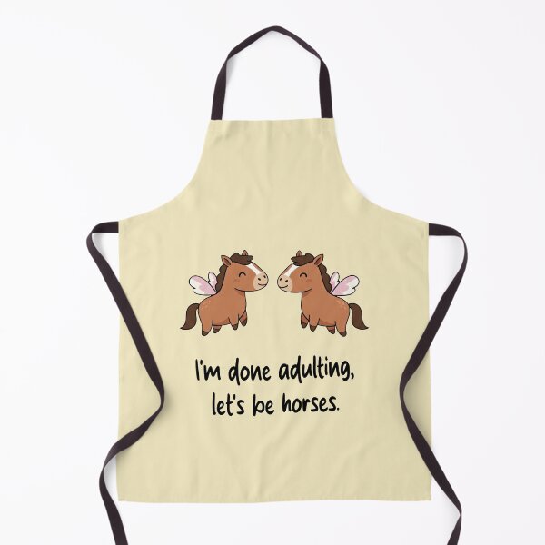 Item preview, Funny Horse I'm Done Adulting Lets Be Horses Animal Boys Girls Kids designed and sold by FurryHavenPH.
