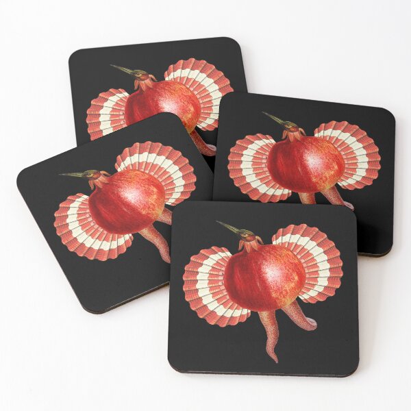 Item preview, Surreal pomegranate bird designed and sold by Crossover Episode Art.
