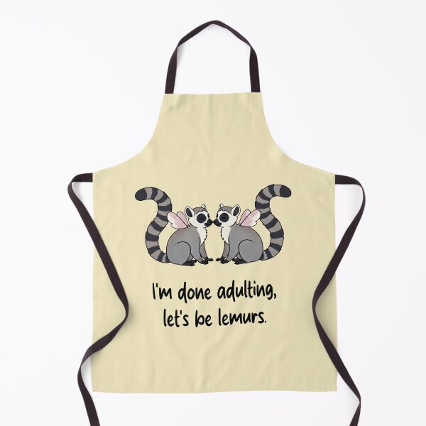 Item preview, Funny Lemur I'm Done Adulting Lets Be Lemurs Animal Boys Girls Kids designed and sold by FurryHavenPH.