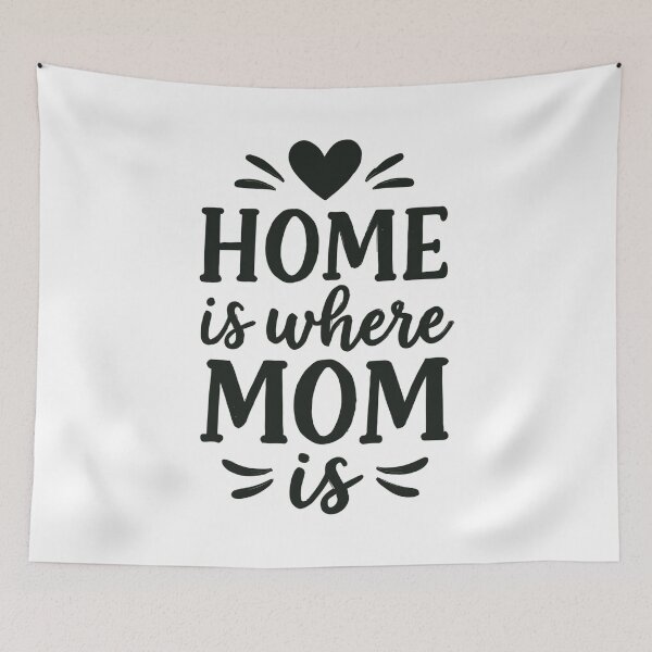 Item preview, Home is where Mom is – Mother's Day gift designed and sold by Pineapple-Tree.