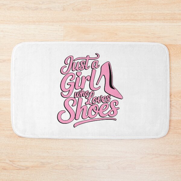 Item preview, Just a Girl Who Loves Shoes Fashion Quote designed and sold by PMCreative.