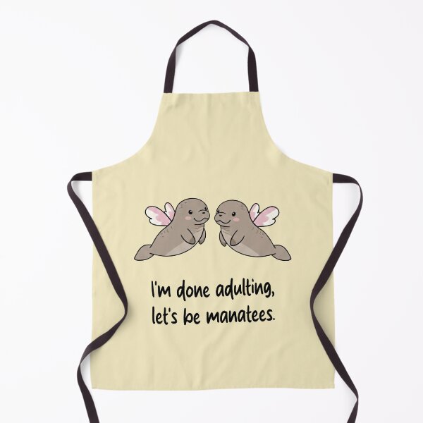 Item preview, Funny Manatee I'm Done Adulting Lets Be Manatees Animal Boys Girls Kids designed and sold by FurryHavenPH.