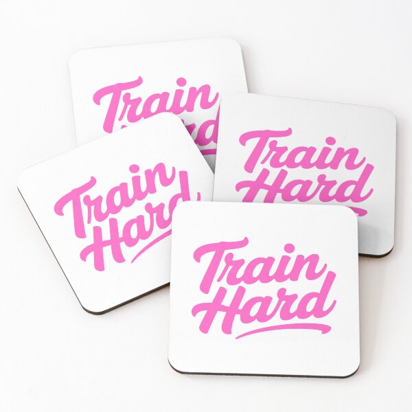 Item preview, Train Hard! Motivational Fitness Workout Quote designed and sold by PMCreative.