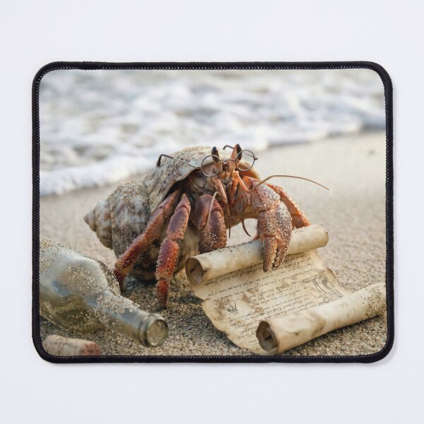 Item preview, Crab Reading a Letter on a Beach designed and sold by Maria Dryfhout.
