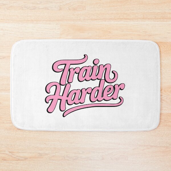 Item preview, Train Harder Motivational Typography designed and sold by PMCreative.