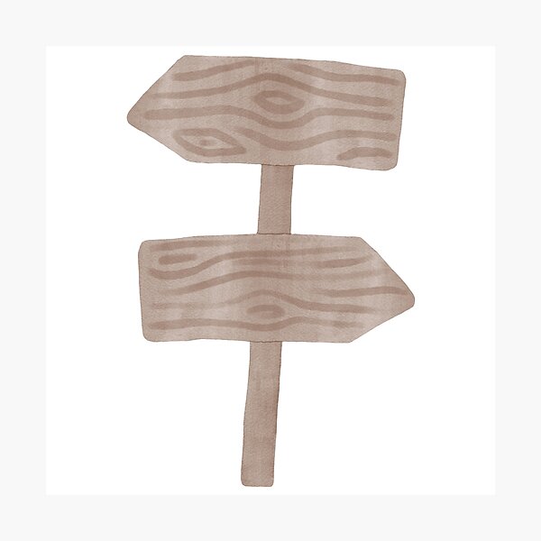 Item preview, directional way post designed and sold by sarahsdesigns02.
