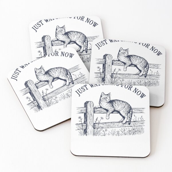Item preview, Just Watching For Now – Vintage Cat Observer Illustration designed and sold by TeeVerse27.