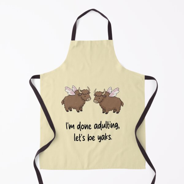 Item preview, Funny Yak I'm Done Adulting Lets Be Yaks Animal Boys Girls Kids designed and sold by FurryHavenPH.