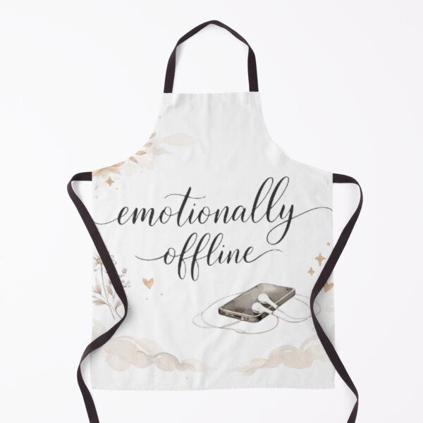Item preview, Emotionally Offline – Minimal Aesthetic Quote Design designed and sold by Sanika arts .