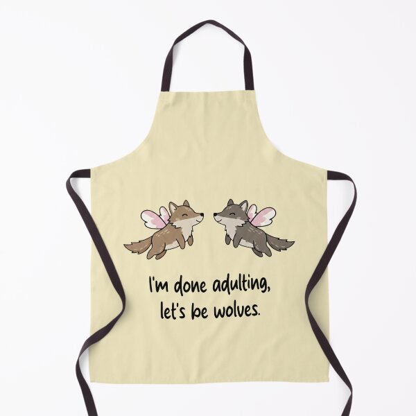 Item preview, Funny Wolf I'm Done Adulting Lets Be Wolves Animal Boys Girls Kids designed and sold by FurryHavenPH.