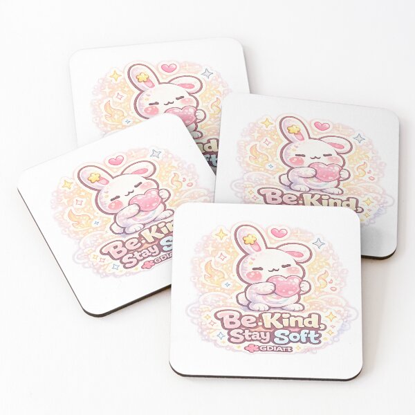 Item preview, Mello the Mochi Bunny -  Be Kind Stay Soft designed and sold by GDIArt.