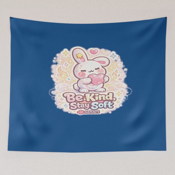 Item preview, Mello the Mochi Bunny -  Be Kind Stay Soft designed and sold by GDIArt.
