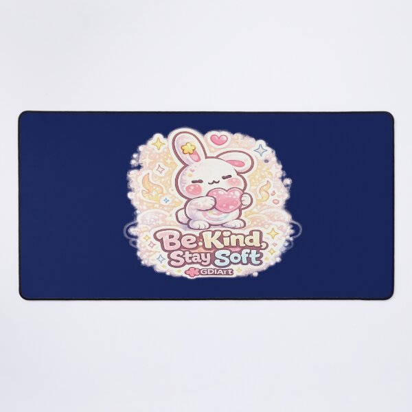 Item preview, Mello the Mochi Bunny - Be Kind Stay Soft designed and sold by GDIArt.