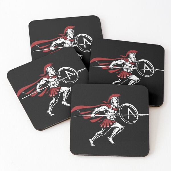 Item preview, Spartan Warrior Charge Mascot designed and sold by PixelStudioBe.