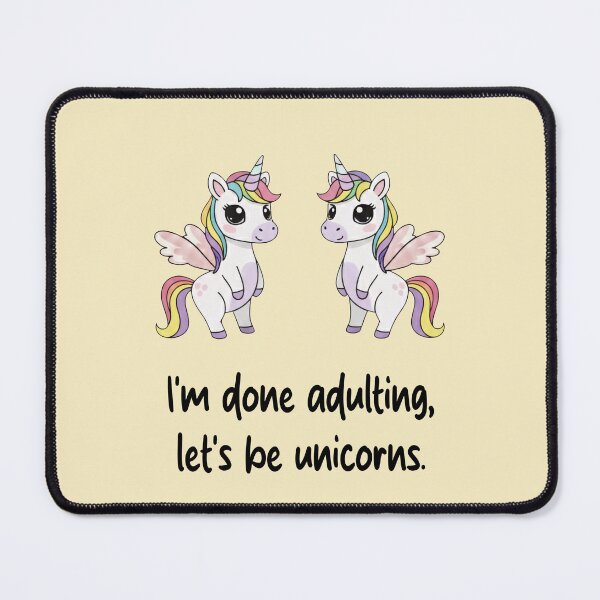 Item preview, Funny Unicorn I'm Done Adulting Lets Be Unicorns Animal Boys Girls Kids designed and sold by FurryHavenPH.