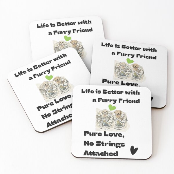 Item preview, Affection & Friendship: Cute Pet Squad Circle Illustration designed and sold by SolenyaStudio.