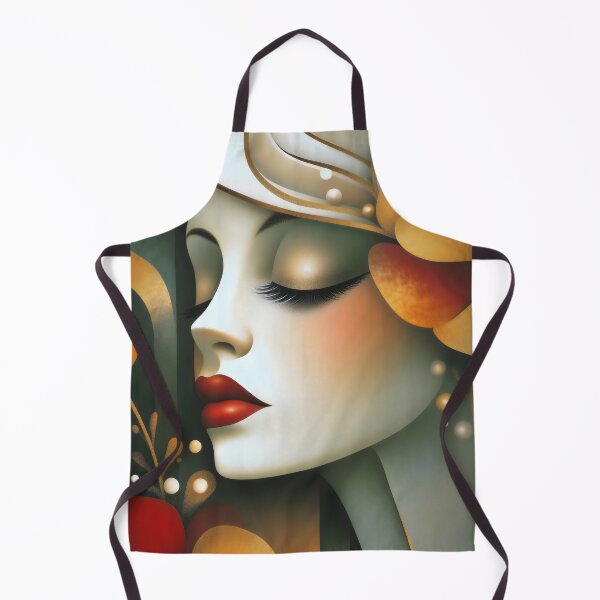 Item preview, Art Deco Style Woman Portrait With Flowers designed and sold by Shoot-The-Moon.