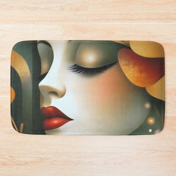 Item preview, Art Deco Style Woman Portrait With Flowers  designed and sold by Shoot-The-Moon.