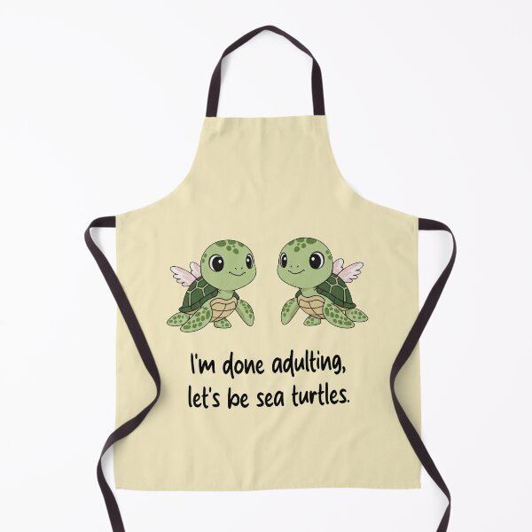 Item preview, Funny Sea Turtle I'm Done Adulting Lets Be Sea Turtles Animal Boys Girls Kids designed and sold by FurryHavenPH.