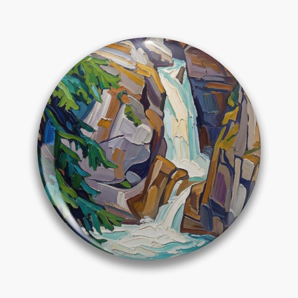 Item preview, Johnston Canyon Alberta Waterfall designed and sold by Analog Aura .