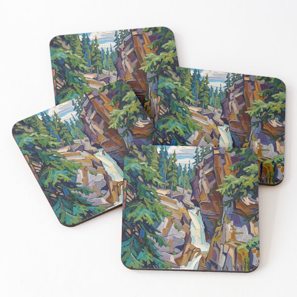 Item preview, Johnston Canyon Alberta Waterfall designed and sold by Analog Aura .