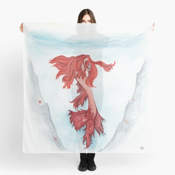 Undine and the Seahorse Scarf