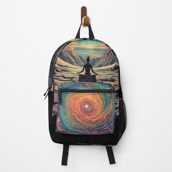 Item preview, Cosmic Portal – Psychedelic Art Meditation | Street Art Pop Art Mystical Universe designed and sold by PLUSHIWORLDtm.