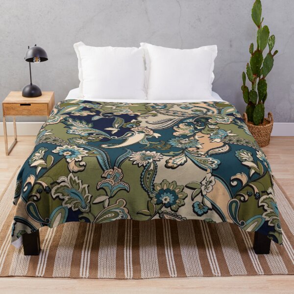 Item preview, Dark Vintage Paisley Floral Pattern Aesthetic designed and sold by Ruchika413.