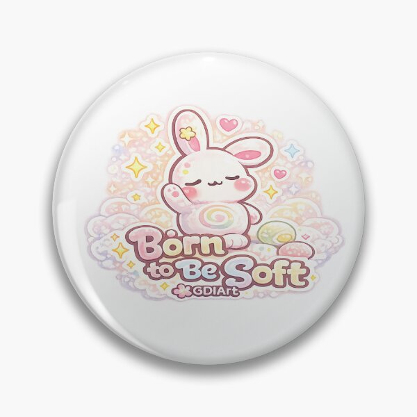 Item preview, Mello the Mochi Bunny - Born to Be Soft designed and sold by GDIArt.