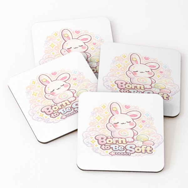 Item preview, Mello the Mochi Bunny - Born to Be Soft designed and sold by GDIArt.