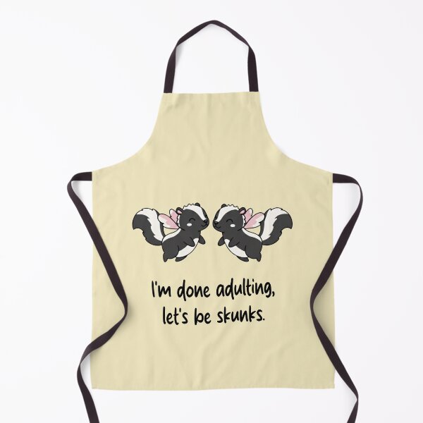 Item preview, Funny Skunk I'm Done Adulting Lets Be Skunks Animal Boys Girls Kids designed and sold by FurryHavenPH.
