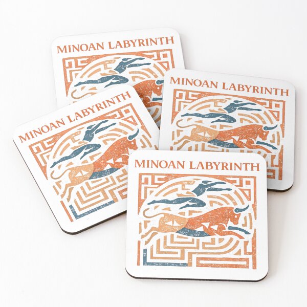 Item preview, Minoan Labyrinth Ancient Myth Art designed and sold by Retr0Tshirts.