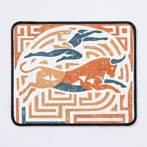 Item preview, Minoan Labyrinth Ancient Myth Art designed and sold by Retr0Tshirts.