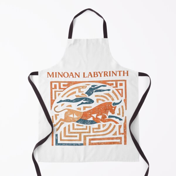 Item preview, Minoan Labyrinth Ancient Myth Art designed and sold by Retr0Tshirts.