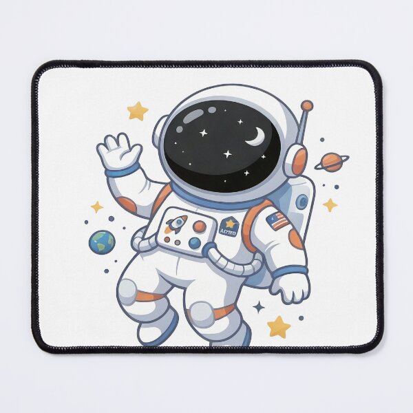 Item preview, Cute Floating Astronaut Cartoon Sticker designed and sold by Infinite Art Lab.