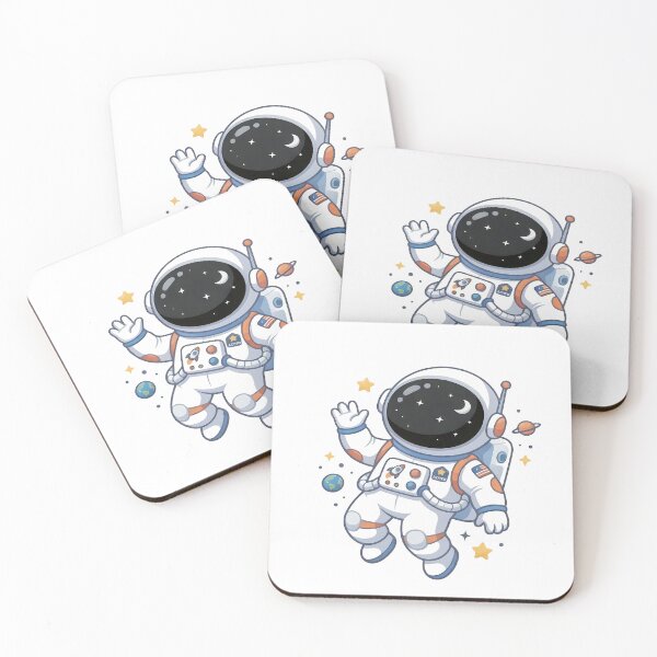 Item preview, Cute Floating Astronaut Cartoon Sticker designed and sold by Infinite Art Lab.