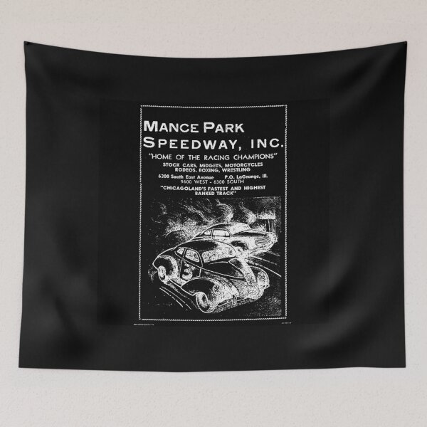 Item preview, Mance Park Auto Races Poster Variation  designed and sold by Helios Be. Lavsh.
