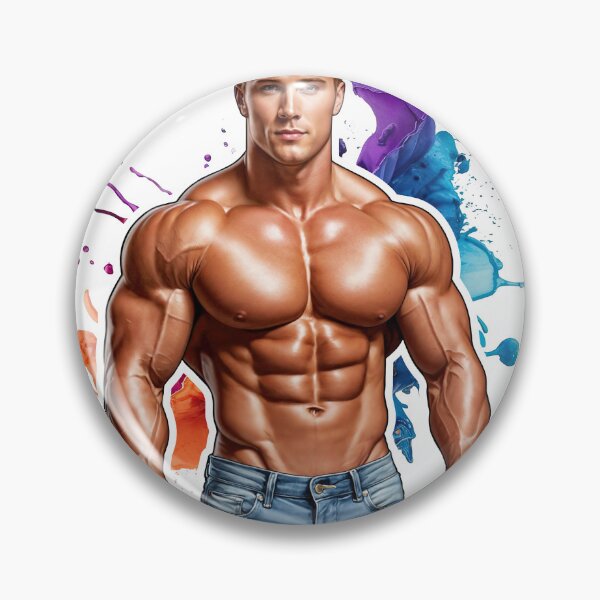 Item preview, Color Splash Physique – Dynamic Fitness Art #160 designed and sold by ForeverPrintsOK.