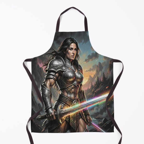Item preview, Epic Warrior in Ornate Armor with Glowing Sword Power designed and sold by FotoworldEdel.