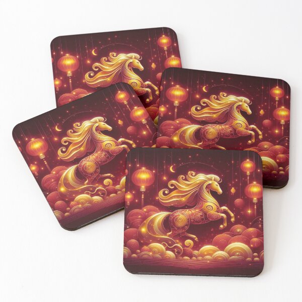 Item preview, Golden Celestial Horse: Lunar Prosperity designed and sold by Nubesss.