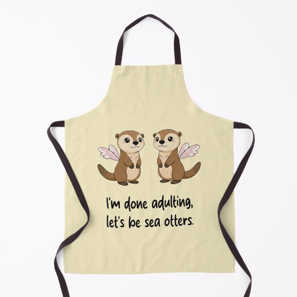 Item preview, Funny Sea Otter I'm Done Adulting Lets Be Sea Otters Animal Boys Girls Kids designed and sold by FurryHavenPH.