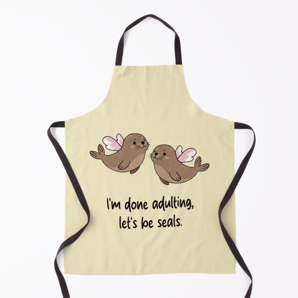 Item preview, Funny Seal I'm Done Adulting Lets Be Seals Animal Boys Girls Kids designed and sold by FurryHavenPH.