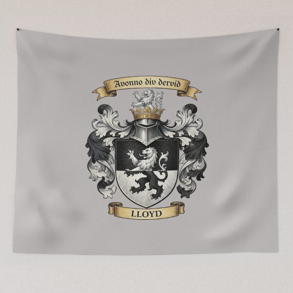 Item preview, The Lloyd Family Coat of Arms designed and sold by BagTown Clans.